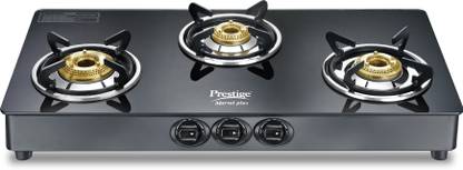 Prestige Marvel Plus GTM-03|Spill-Proof Design|High Speed Jumbo Burner|Superior Toughened Glass Manual Gas Stove