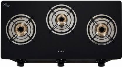 Elica 7031 CT VETRO Glass Manual Gas Stove