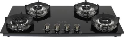 FABER HOB SUPERIA HT904 BR AI Glass Automatic Hob