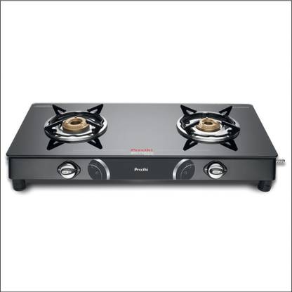 Preethi Blu Flame Gleam Glass Manual Gas Stove