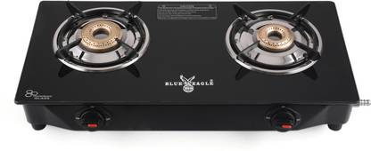 Blue eagle Manual Sleek & Compact with Toughened Glass Gas Stove High Efficiency Burner Glass Manual Gas Stove