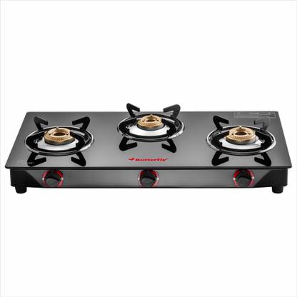 Butterfly Jet Flame Glass Manual Gas Stove