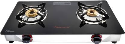 Butterfly Duo Plus 2B Glass Manual Gas Stove