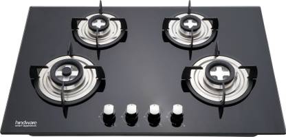 Hindware Smart Appliances Verona Plus 4B 80 CM Glass Automatic Hob