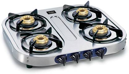 Glen 1044 SS BB Brass Burners LPG Gas Stoves 2 years warranty Stainless Steel Manual Gas Stove