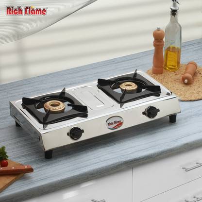 Rich flame ISI certified Essential Stainless Steel Manual Gas Stove