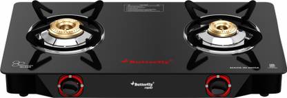 Butterfly Rapid Glass Manual Gas Stove