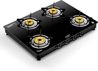 Crompton CKT-FLM704-MSB Stainless Steel Manual Gas Stove