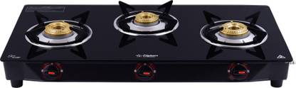 Flipkart SmartBuy Imperio 3 Burners Glass Manual Gas Stove