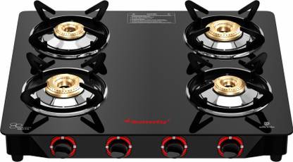Butterfly Rapid 4 Glass Manual Gas Stove