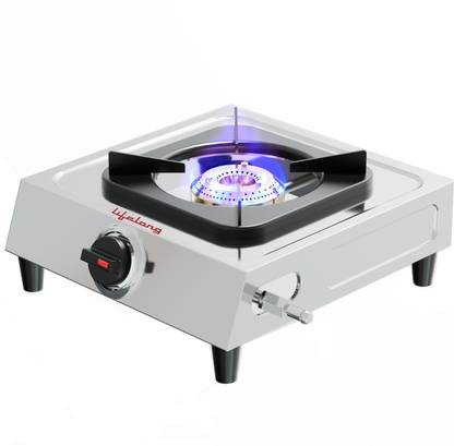 Lifelong LLGS299 Automatic Ignition for LPG use only (Silver) Stainless Steel Automatic Gas Stove