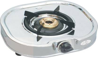 SMART LINE Stainless Steel Single Burner Cozy LPG Gas Stove – Compact, Efficient & Durable Stainless Steel Manual Gas Stove