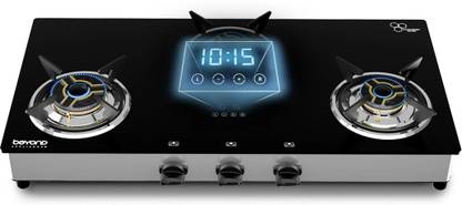 BEYOND BY BYONDNXT Auriga Smart Cooktop with Digital Timer and FFD Glass Manual Gas Stove