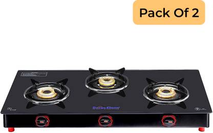 Suryaflame Surya Flame PNG STOVE 3B SMART MS NA Stainless Steel Manual Gas Stove