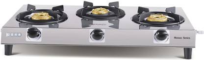 USHA GS3001 Stainless Steel Manual Gas Stove