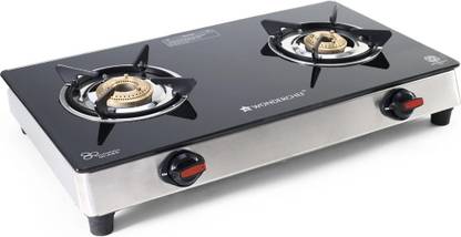 WONDERCHEF Galaxy Black Cooktop Glass Automatic Gas Stove
