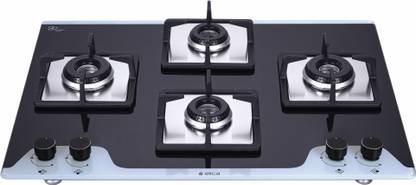 Elica FLEXI HCT 470 DX BK DUAL TONE Glass Automatic Hob