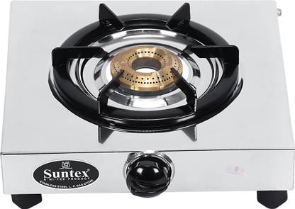 Suntex 1B Leo (Brass Nozzle) Stainless Steel Manual Gas Stove
