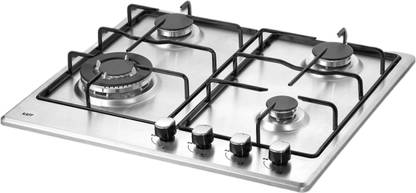 Kaff NE 4B 60 SS | Auto Ignition | 4 Gas Burner with 1 Triple Ring Burner Stainless Steel Automatic Hob