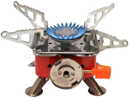 HBD Outdoor Picnic Cooking Small Foldable Butane Gas Stove, Furnace, Burner (1 Pc) Aluminium, Stainless Steel Automatic Butane Gas Stove