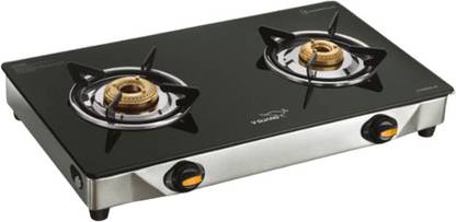V-Guard Sturdee SS 2A Glass Manual Gas Stove