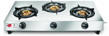Pigeon 123 LPG Stove 3 Burner Stainless Steel Manual Gas Stove