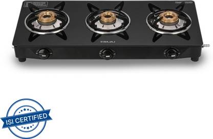 BAJAJ UCX 3B Glass Manual Gas Stove