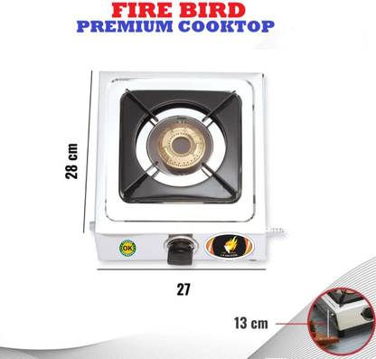 FIRE BIRD FIRE BIRD SINGLE MINI GAS STOVE . Stainless Steel Manual Gas Stove