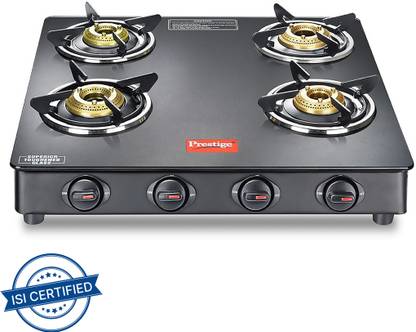 Prestige Magic GTMC 04 SQ Glass Manual Gas Stove