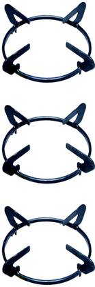 RBS New Pen Burner stand Round Shape Size 15x15x5cm, Pack of 3 Units Iron Manual Gas Stove