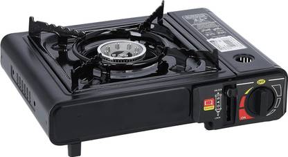 CARTSPACE Camp Stove Portable Dual Fuel Butane Stove Gas Aluminium Automatic Gas Stove