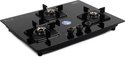 PADMINI PADMINI (CS-304 GL IB GAS HOB HF)|3 burner gas hob|AUTO IGNITION Toughened Glass Automatic Hob