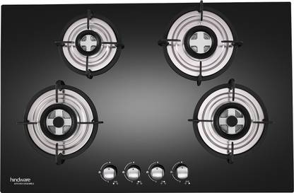 Hindware Smart Appliances Verona Plus 4B 80 CM Glass Automatic Hob