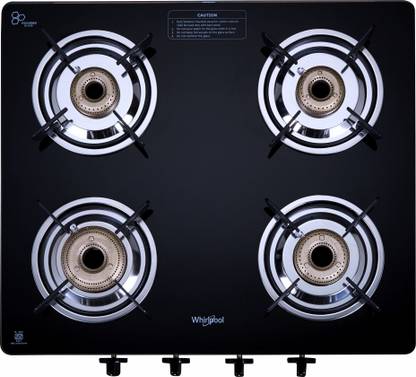 Whirlpool SUPREMO 460 CT Glass Manual Gas Stove