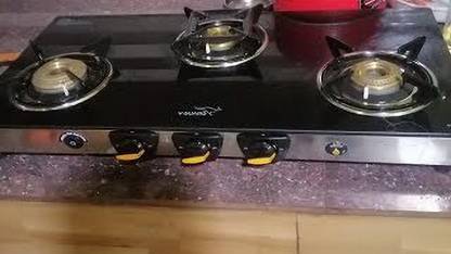 V-Guard VGS 3D AI Stainless Steel Automatic Gas Stove