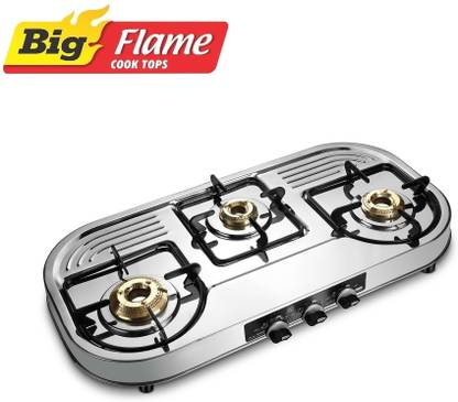 BIGFLAME 310 Tri Jet Stainless Steel Manual Gas Stove