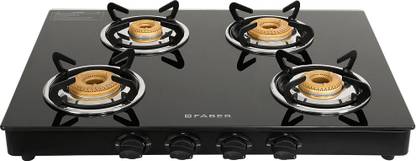 FABER COOKTOP JUMBO NEO XL 4BB Glass Manual Gas Stove
