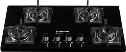 Crompton SuperSlim Glass Automatic Gas Stove