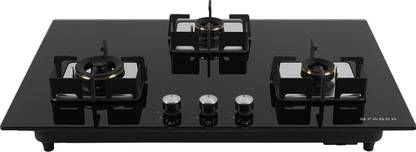 FABER HCT 783|Cast Iron Pan Support| Hob/Cooktop Hybrid |Toughened Glass| Glass Automatic Hob