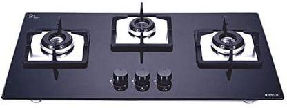 Elica FLEXI EC 375 DX LOTUS BK Glass Automatic Hob