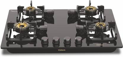 Vidiem Vidiem Vogue V1 4 Burner Glass Manual Hob
