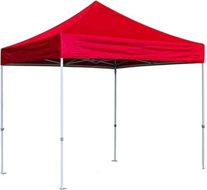 StandeePro 10X10 Feet Gazebo Canopy Tent Red Metal Gazebo