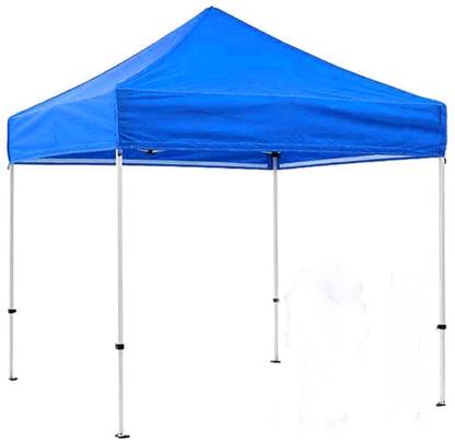 Ab Sab Portable Foldable Pop-up Gazebo Tent Canopy Display-10X10 ft Blue Fabric Gazebo