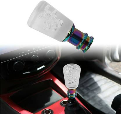 AutoRight clear crystal transparent bubble manual stick gear shift knob Gear Knob