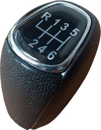 GOPINATH AUTOLINK ABS Plastic Grip knob, Rubber Gear knob Alcazar gear lever shift Gear Knob