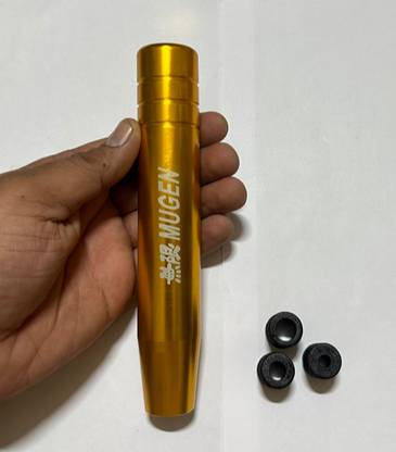 Auto MT MUGEN GOLD Aluminum Long Universal Racing Car Mugen Shift Knob Manual Gear Knob