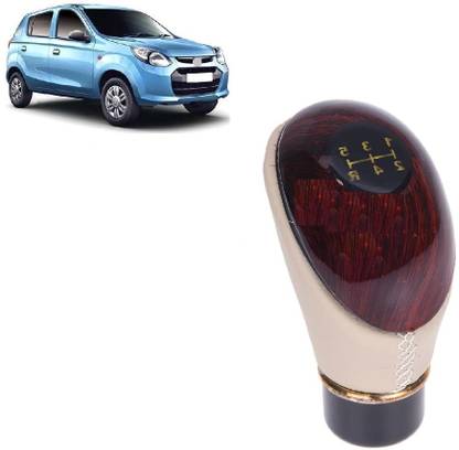 MotoshozX Wooden Design, Car Lever Gear Knob, Maruti Suzuki Alto 800 Gear Knob