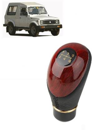 MotoshozX Wooden Design, Car Lever Gear Knob, Maruti Gypsy Gear Knob