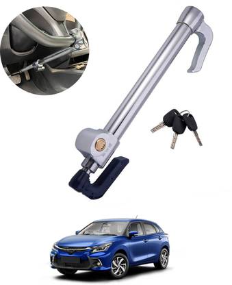 AYW Heavy Duty Double Protection Stainless Steering wheel lock with 3 keys-116 Gear Lock