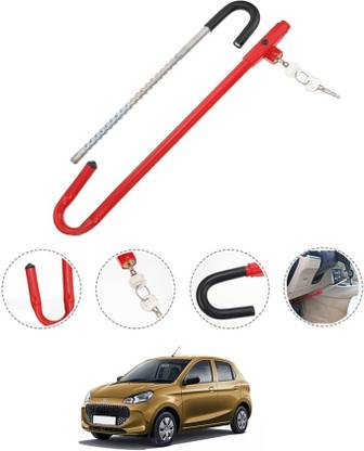 MSNP Car Steering Lock Heavy Duty Lock For Alto K10Maruti2023 Gear Lock